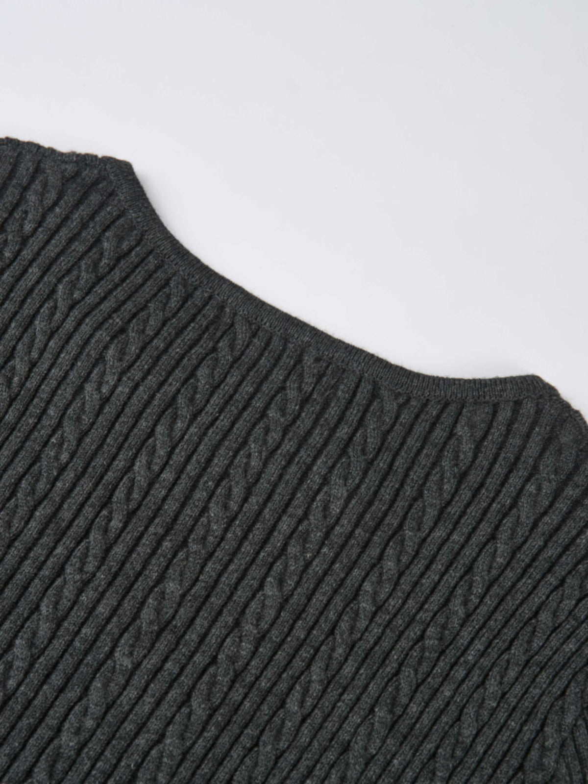Double Breasted Cardigan - Grey