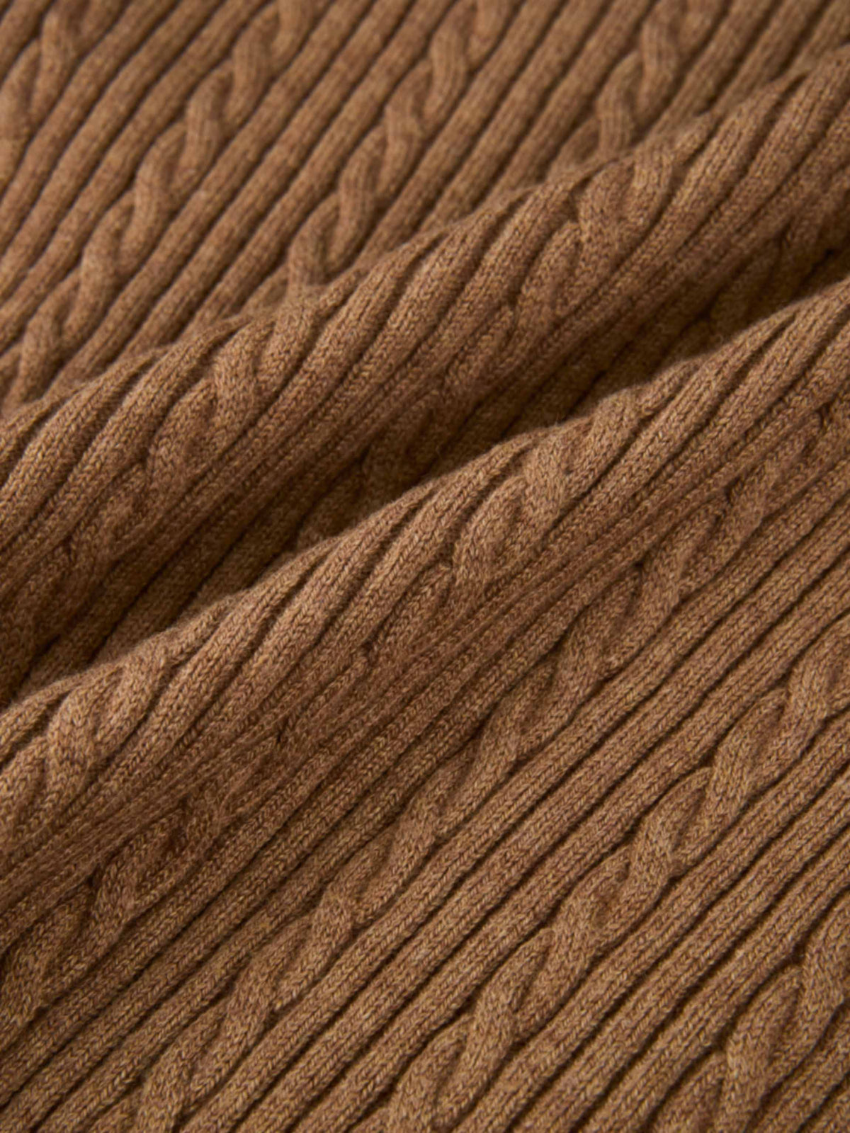 Double Breasted Cardigan - Camel