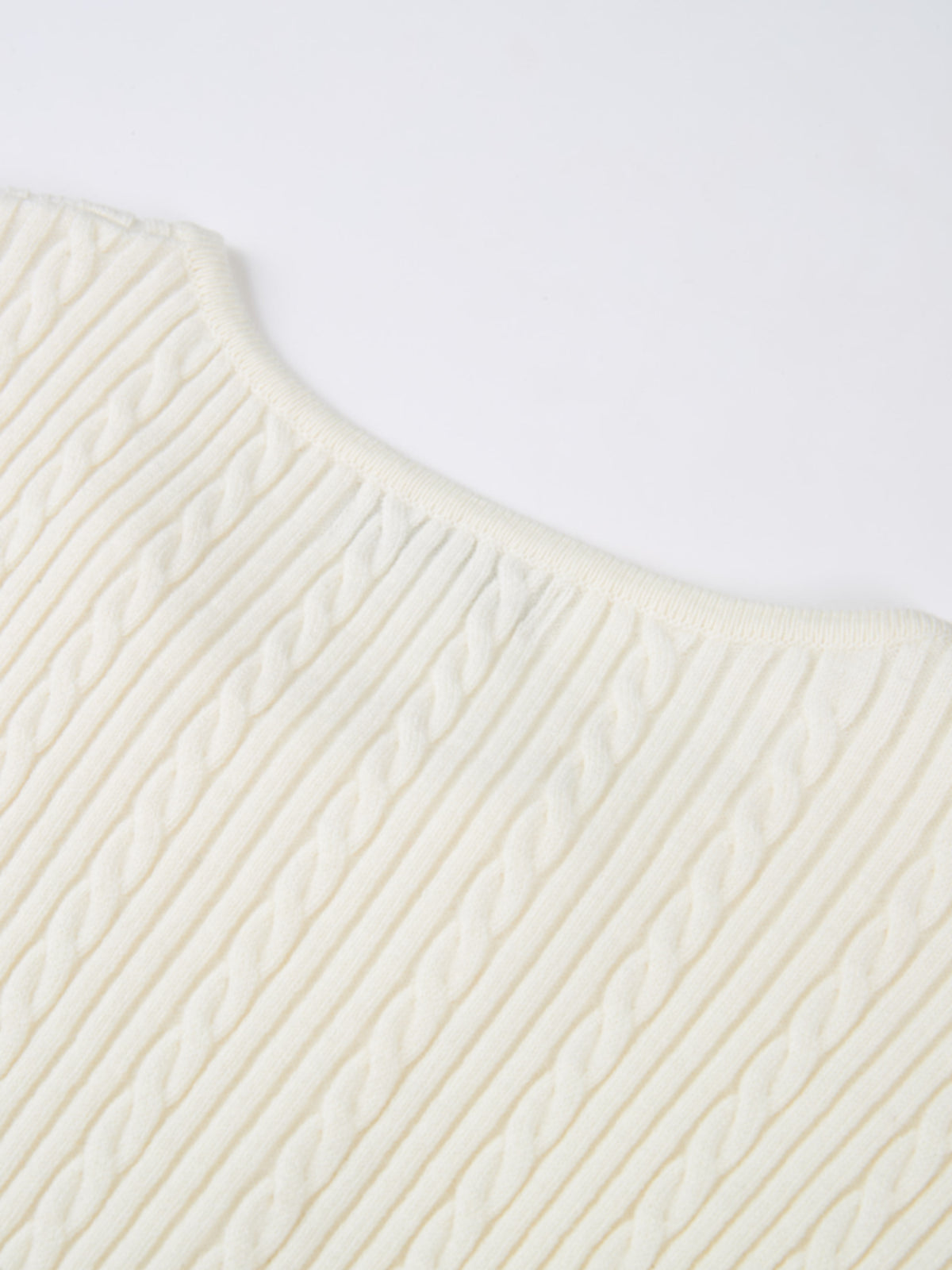 Double Breasted Cardigan - Cream