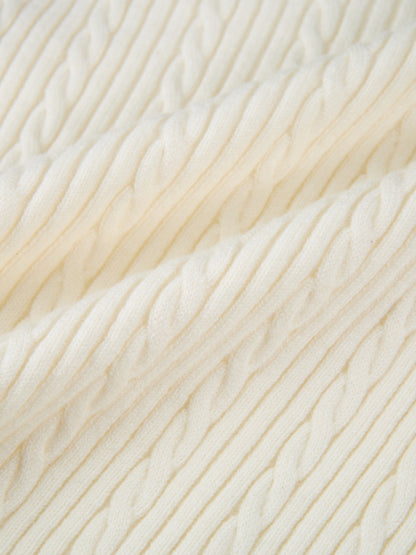 Double Breasted Cardigan - Cream