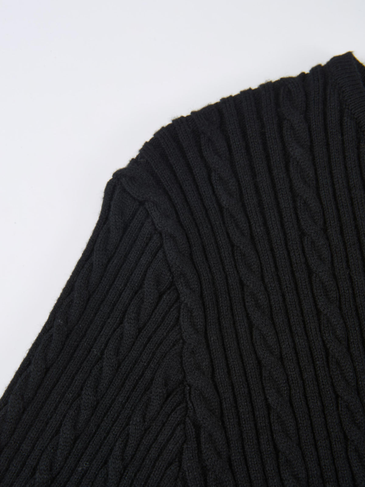 Double Breasted Cardigan - Black