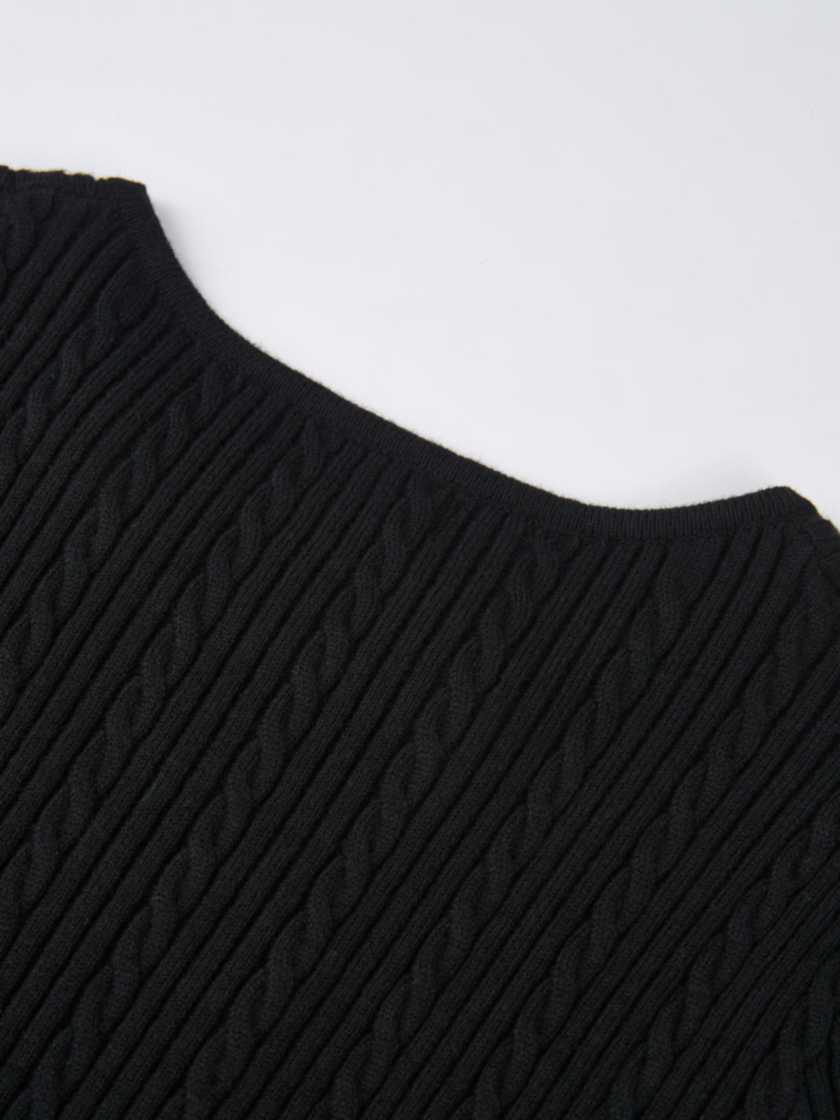 Double Breasted Cardigan - Black