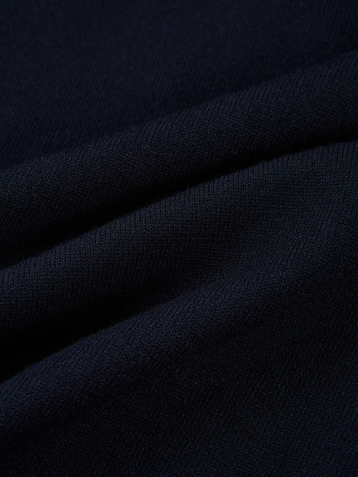 Rhinestone Neck Sweater - Navy