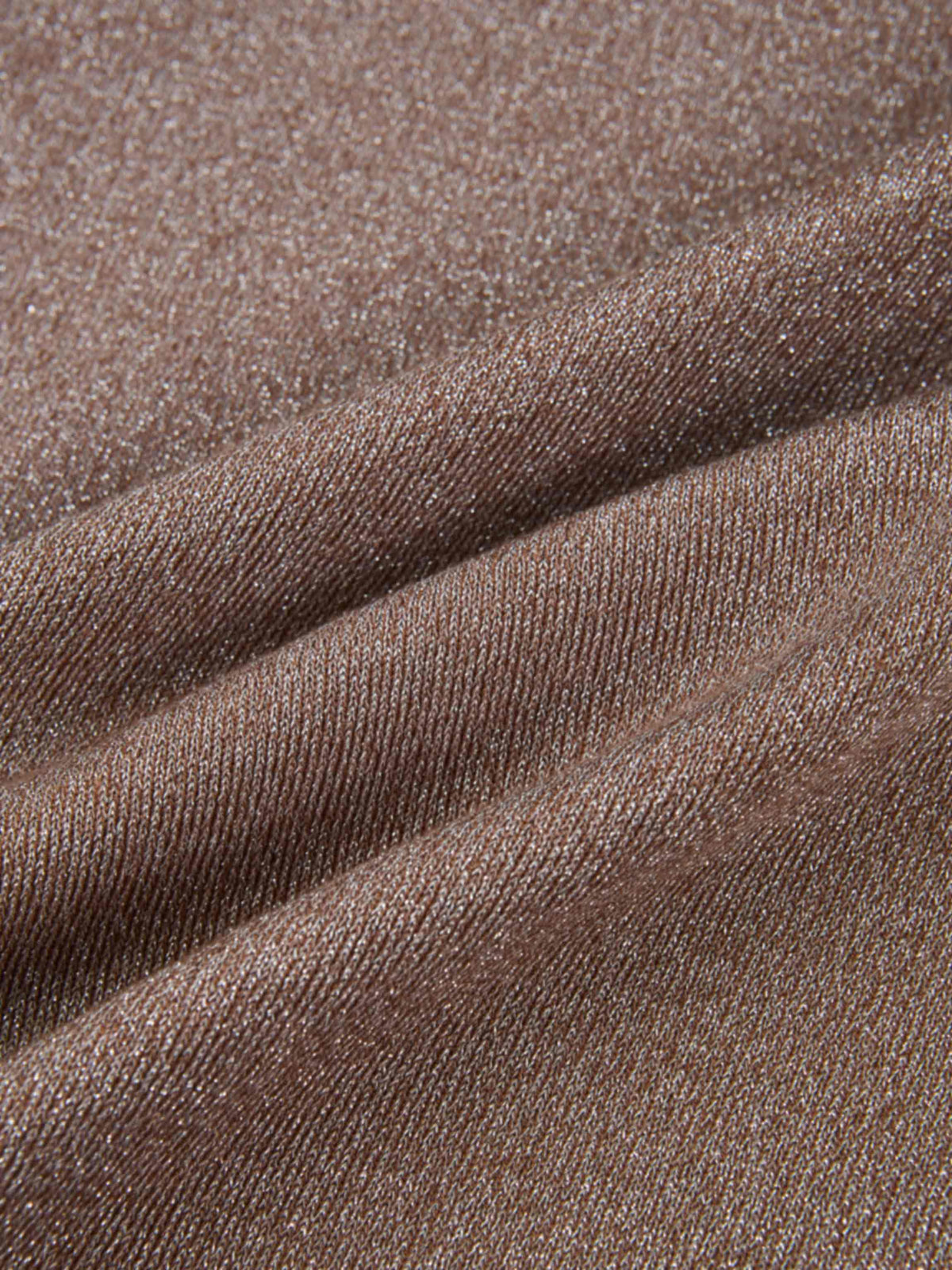 Lurex Sleeveless Top - Brown