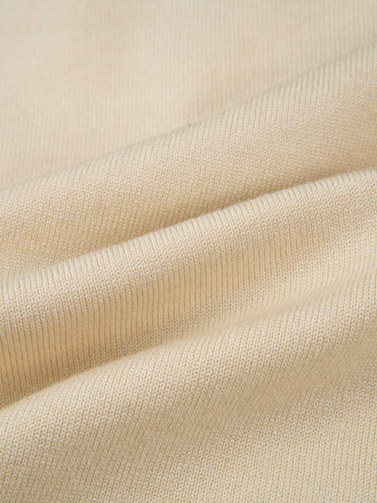 Shawl Collar Sweater - Cream