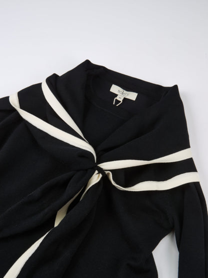 Shawl Collar Sweater - Black