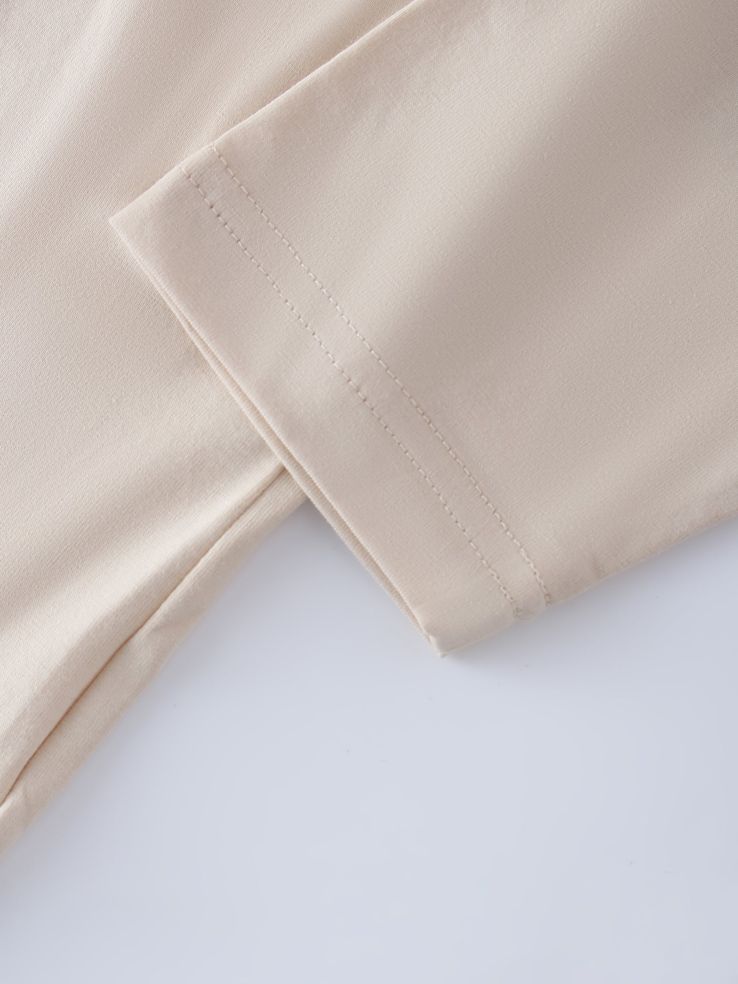 HENLEY DRAWSTRING TEE-TAN