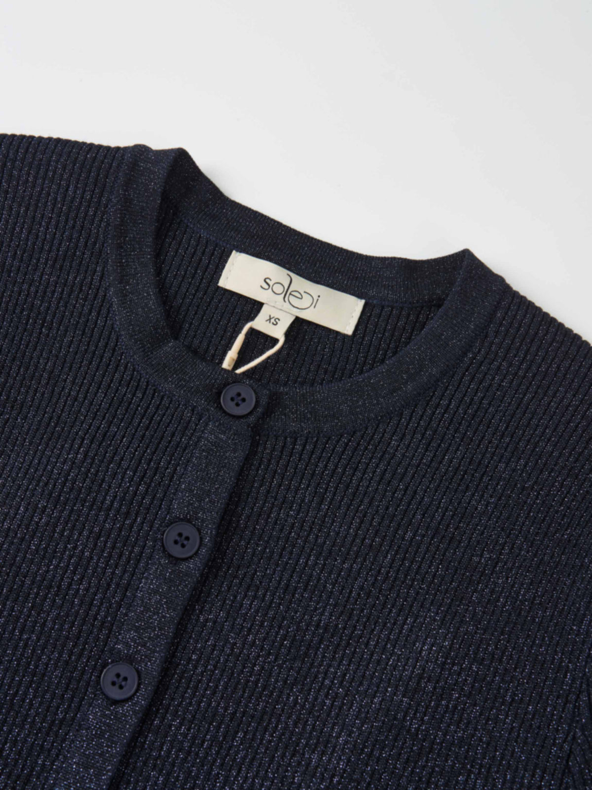 Lurex Cardigan - Blue