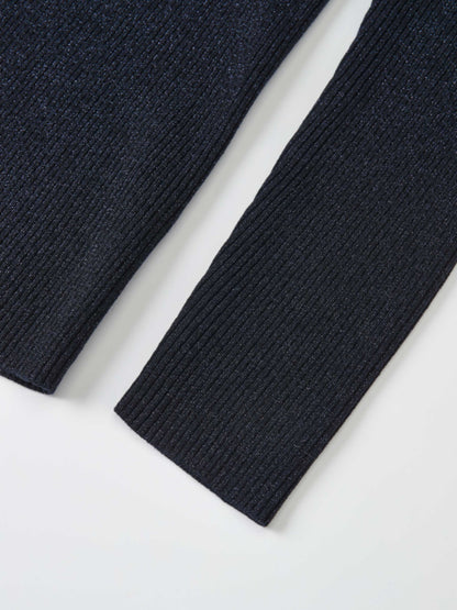 Lurex Cardigan - Blue
