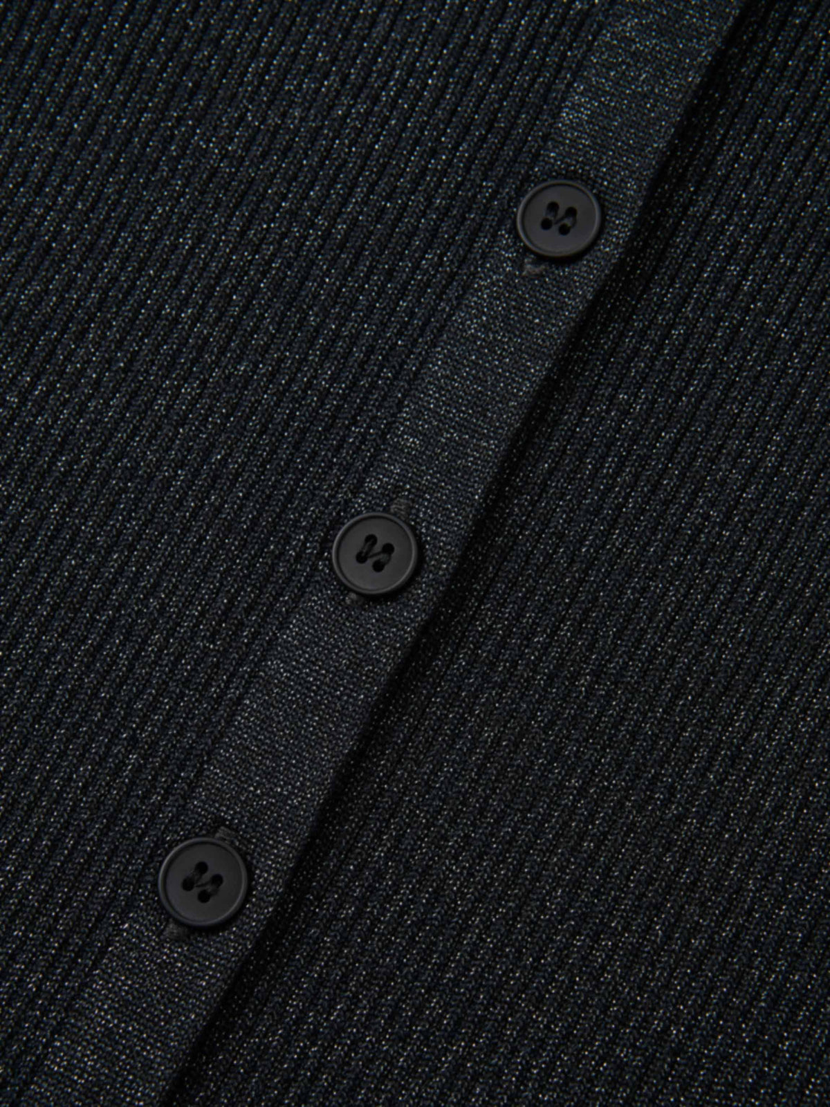 Lurex Cardigan - Black