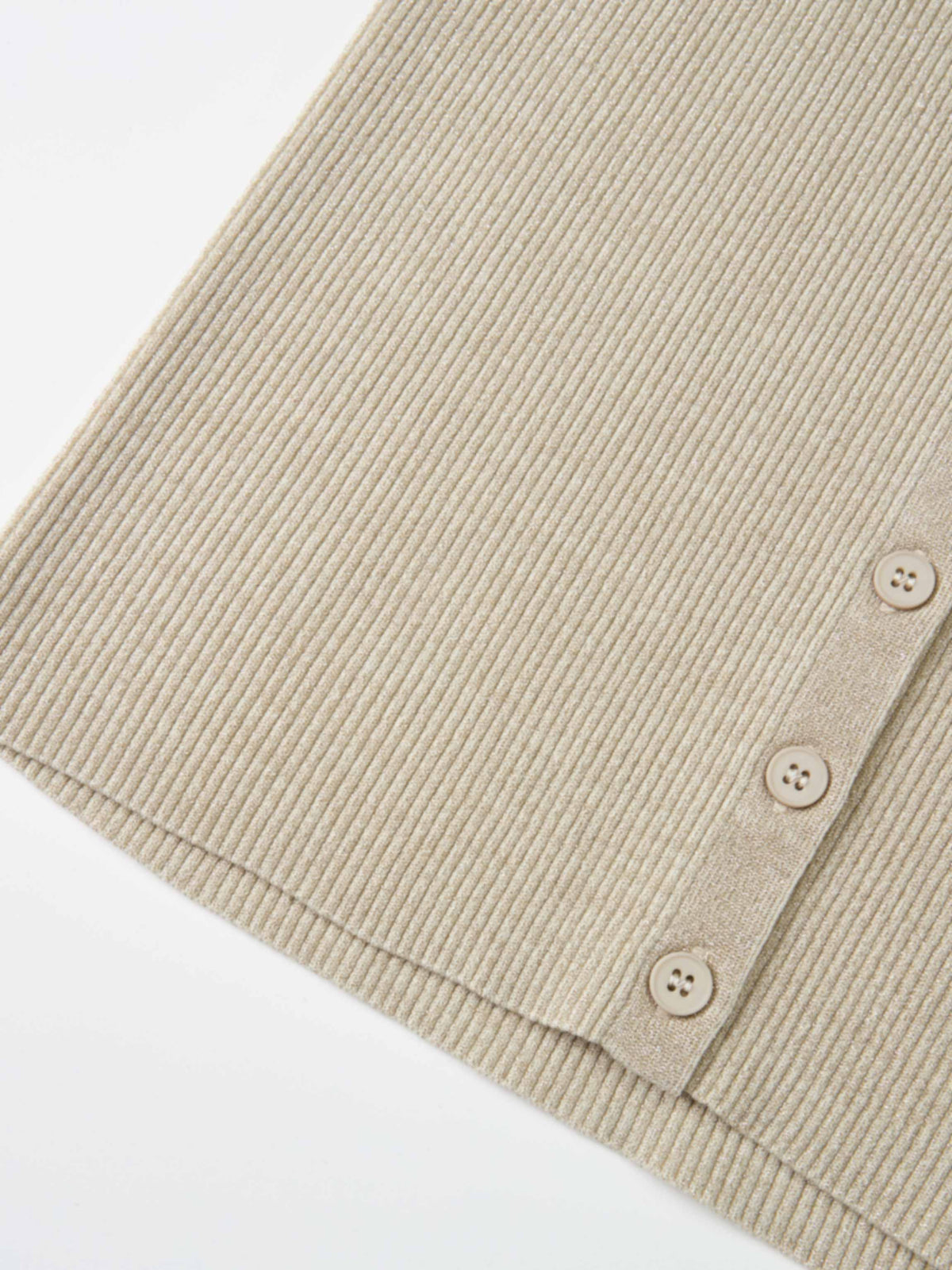 Lurex Cardigan - Cream