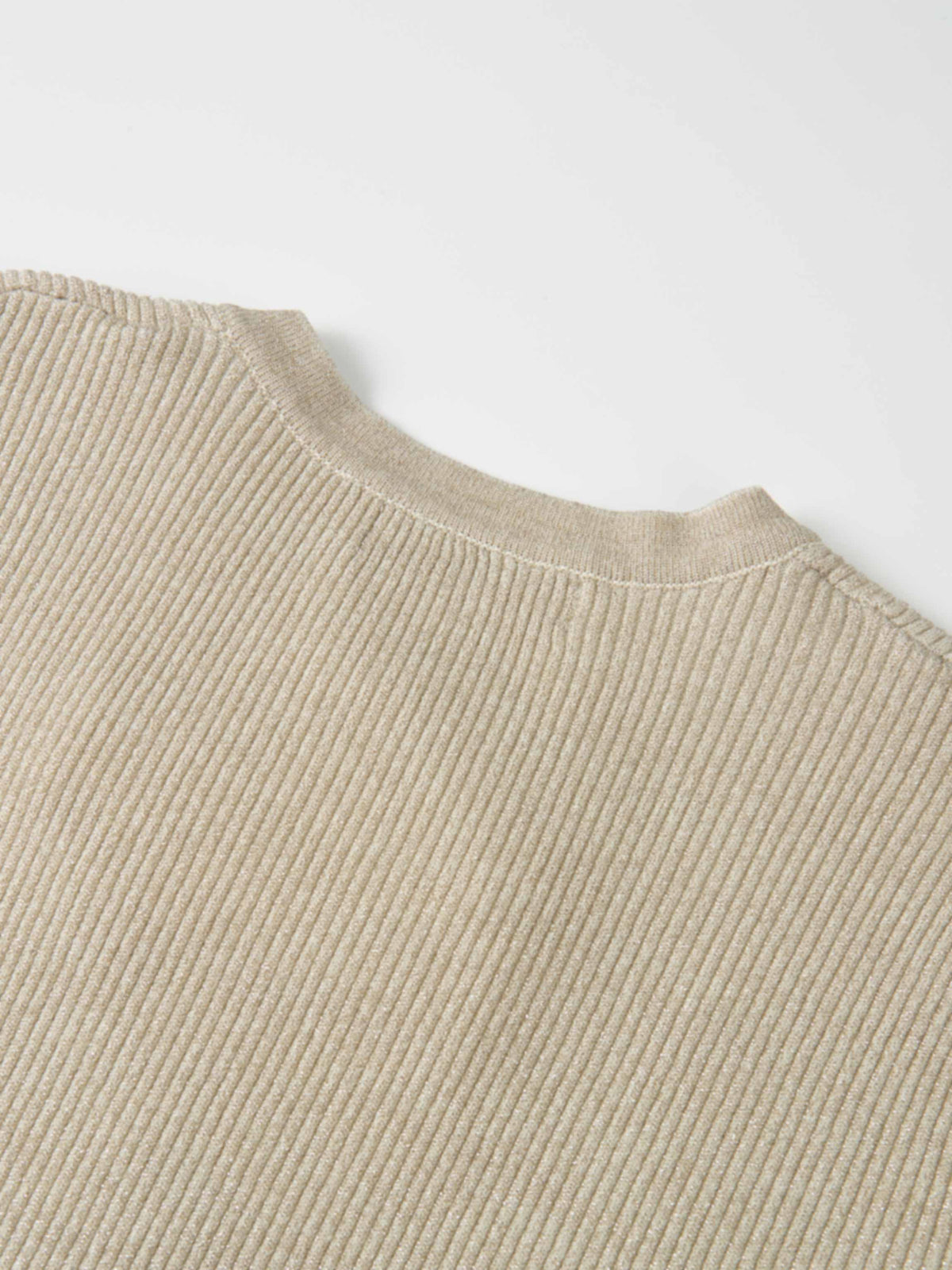 Lurex Cardigan - Cream