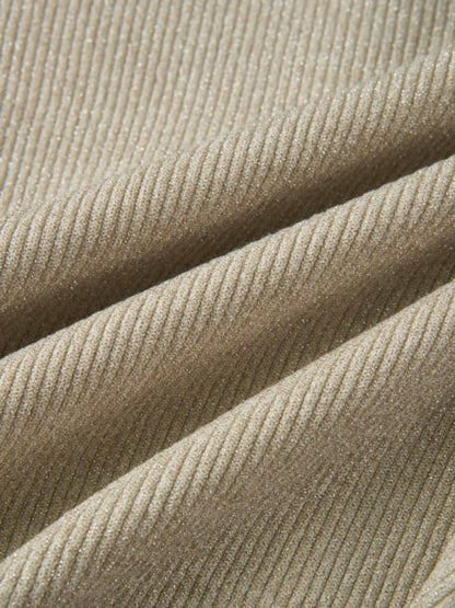 Lurex Cardigan - Cream