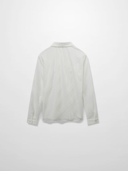 Perforated Blouse-White