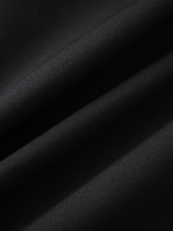Basic A-Line Skirt-Black