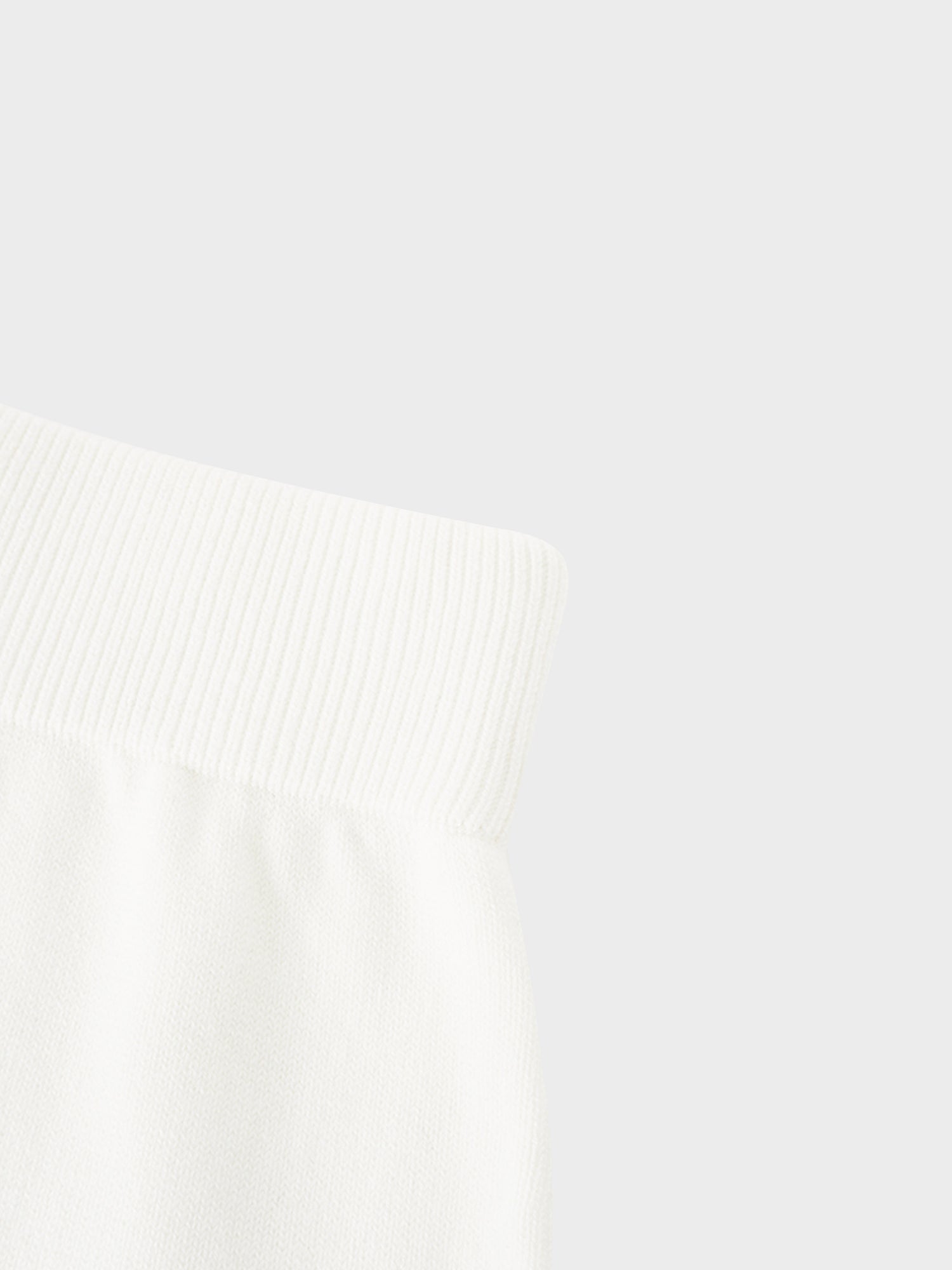 Side Zipper Straight Maxi Skirt-Cream