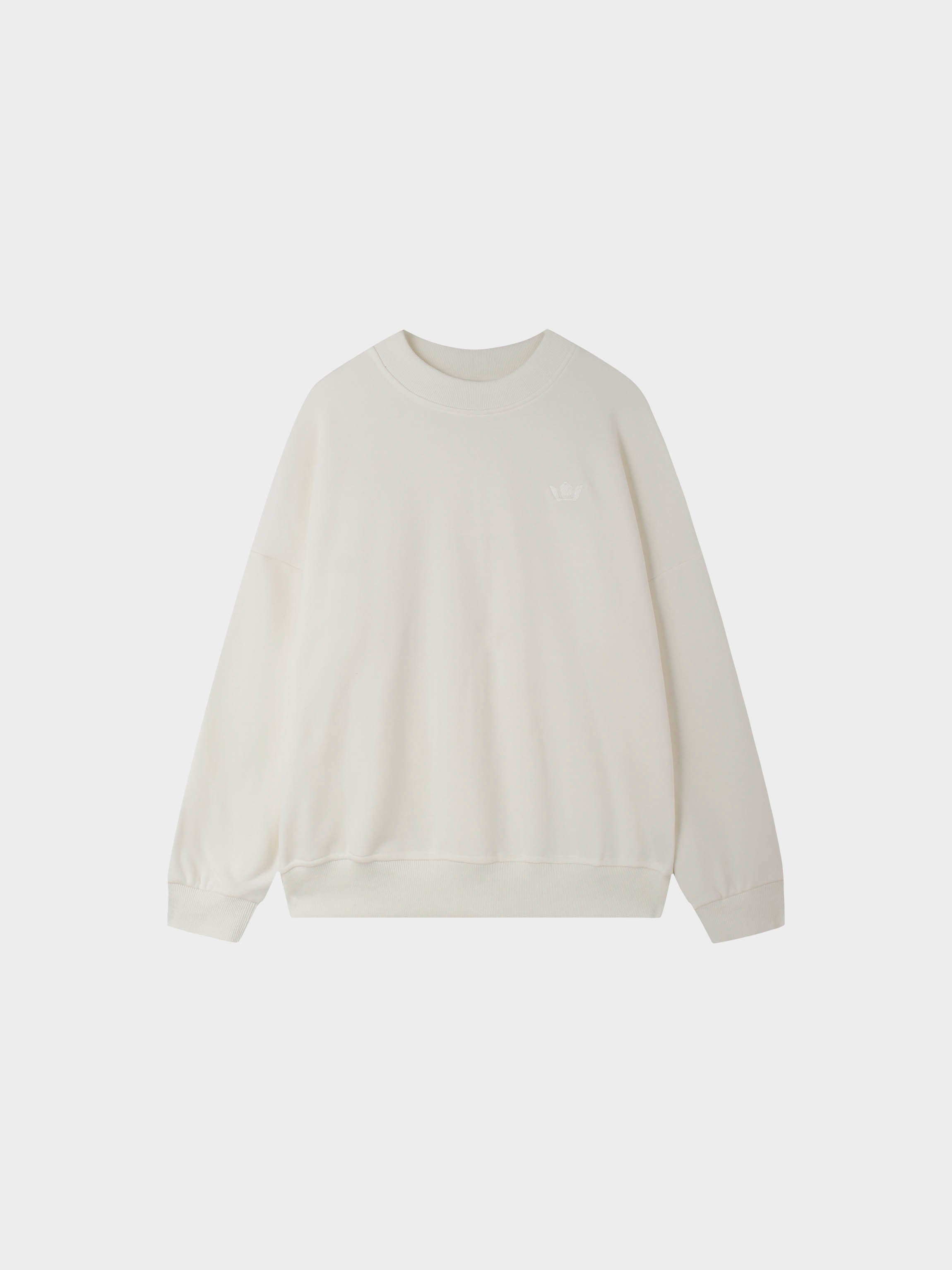 Logo Sweatshirt-Cream