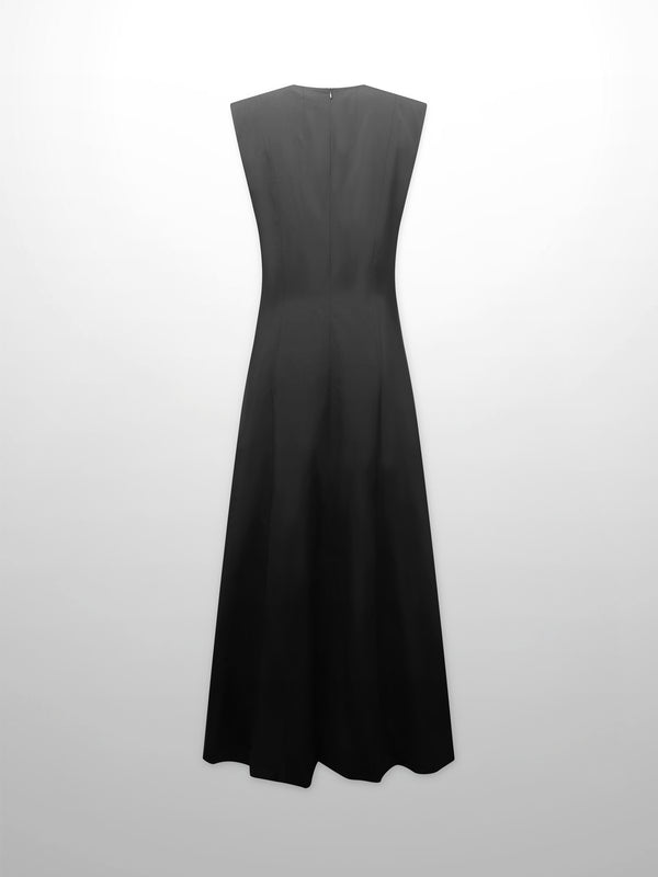 Taffeta Bubble Jumper-Black