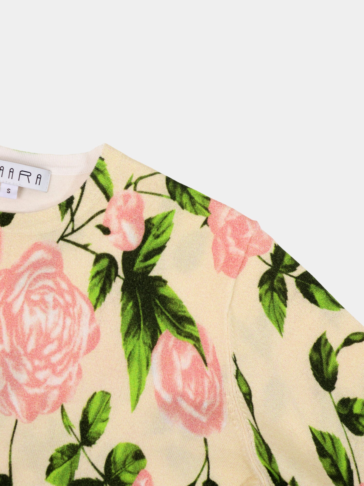 Printed Sweater-Cream Pop Floral