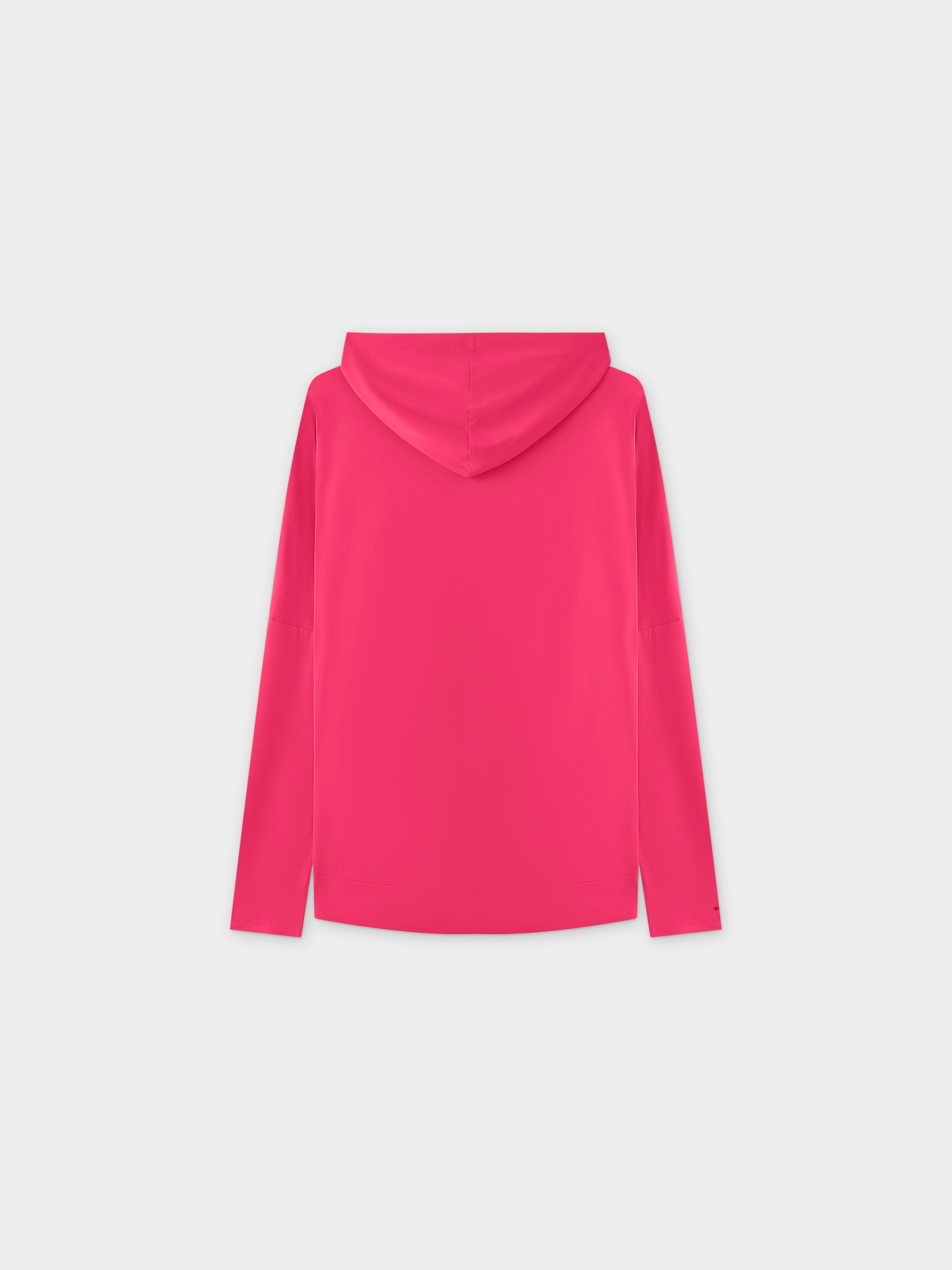 SUDADERA CON CAPUCHA Y CREMALLERA-BOLD PINK