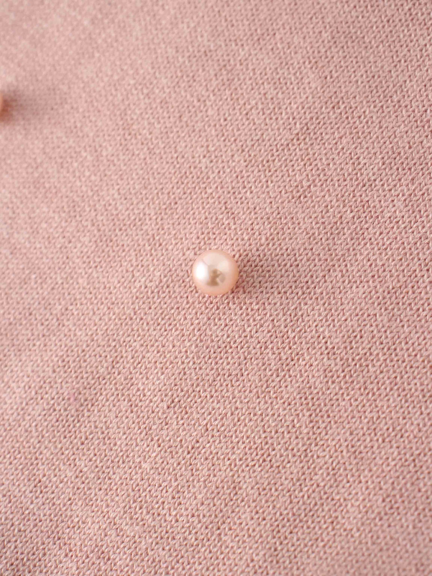 Pearl Embellished Sweater-Blush