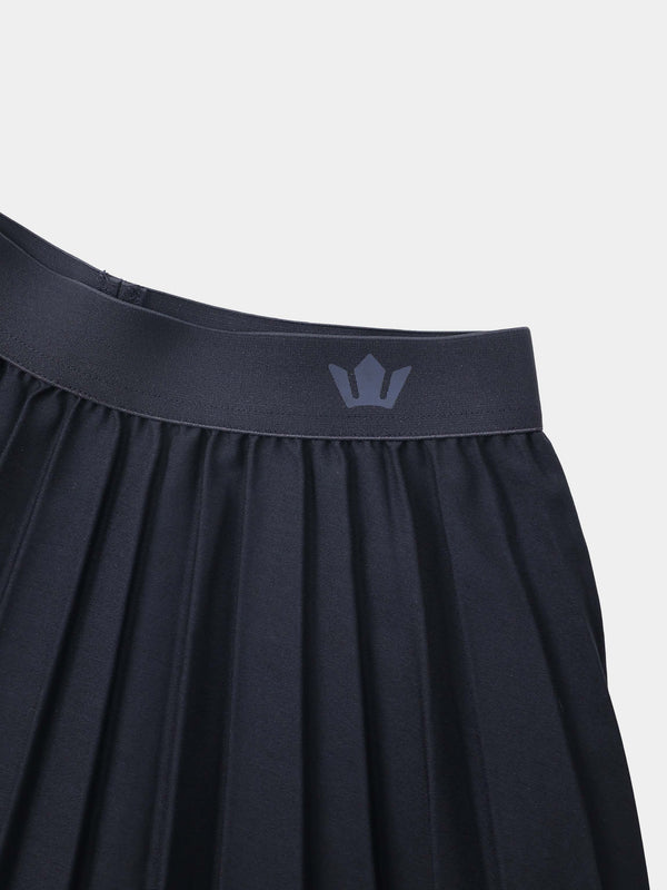 PLEATED SKIRT 24" -NAVY