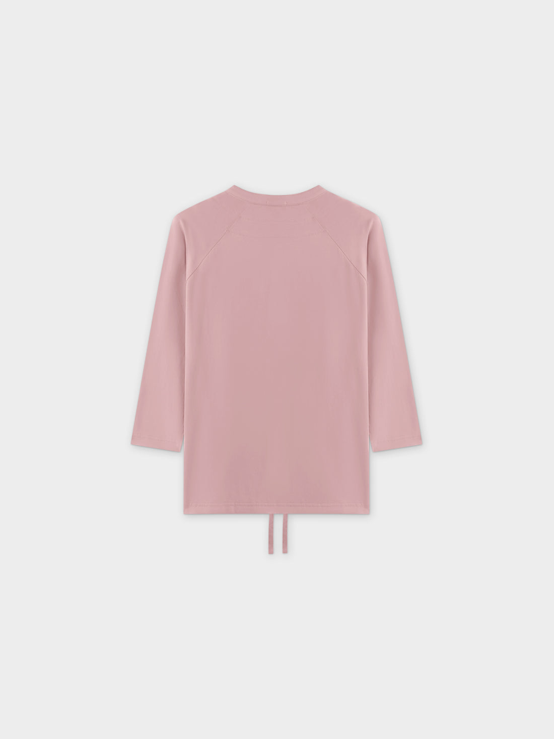 HENLEY DRAWSTRING TEE-PINK