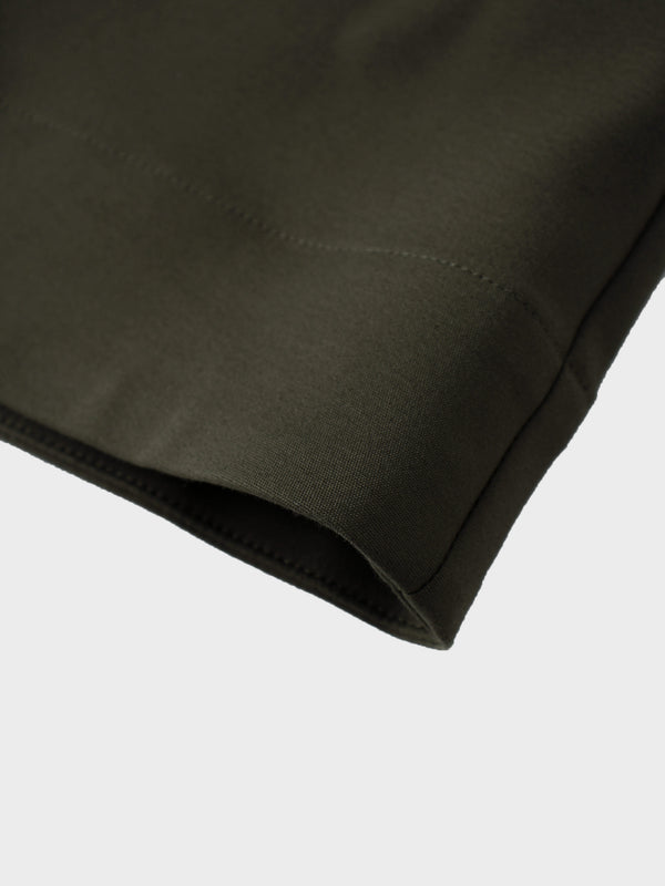 Basic A-Line Skirt-Olive Green