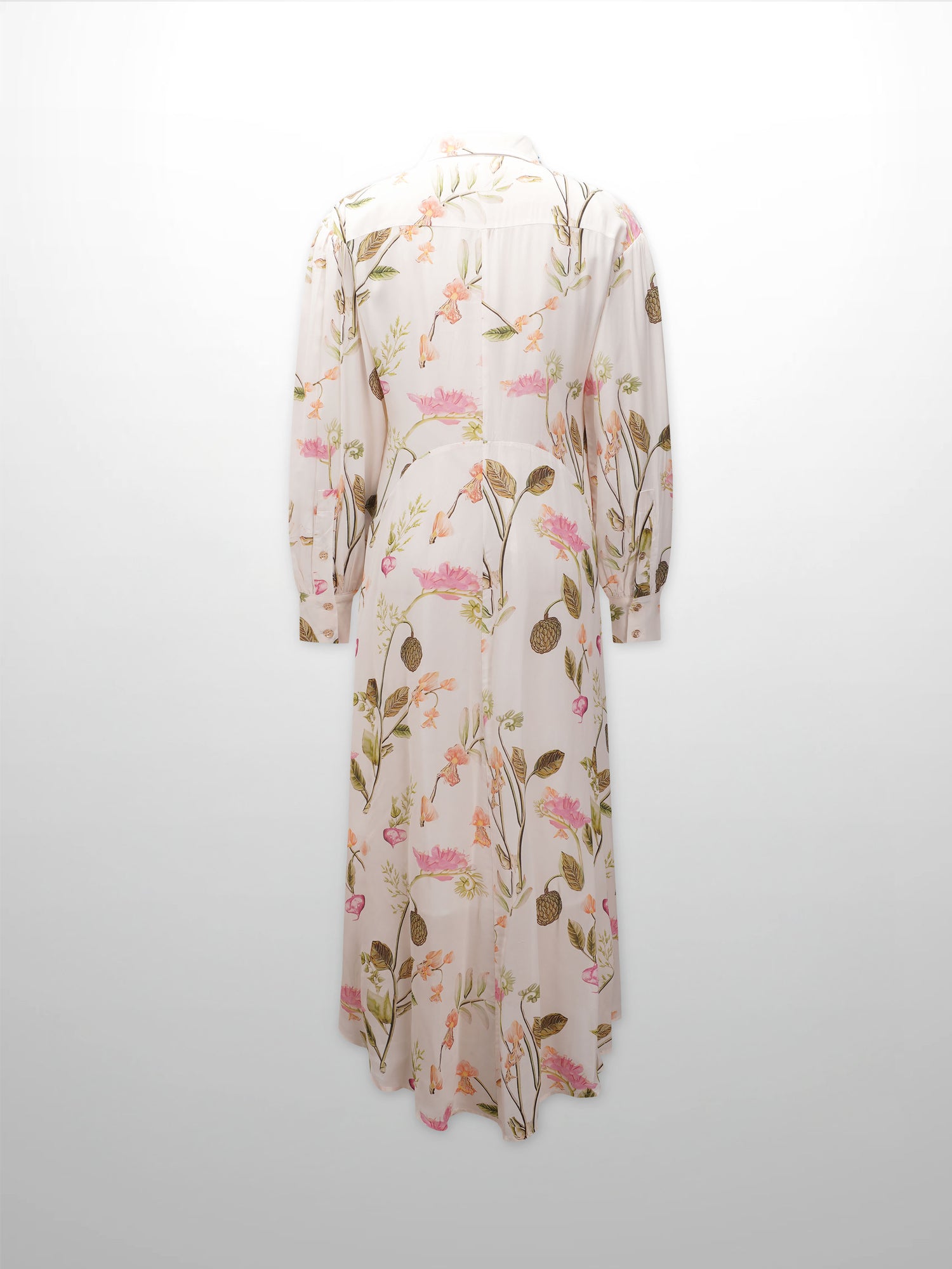 Printed Shirred Pocket Dress-Sunshine Floral