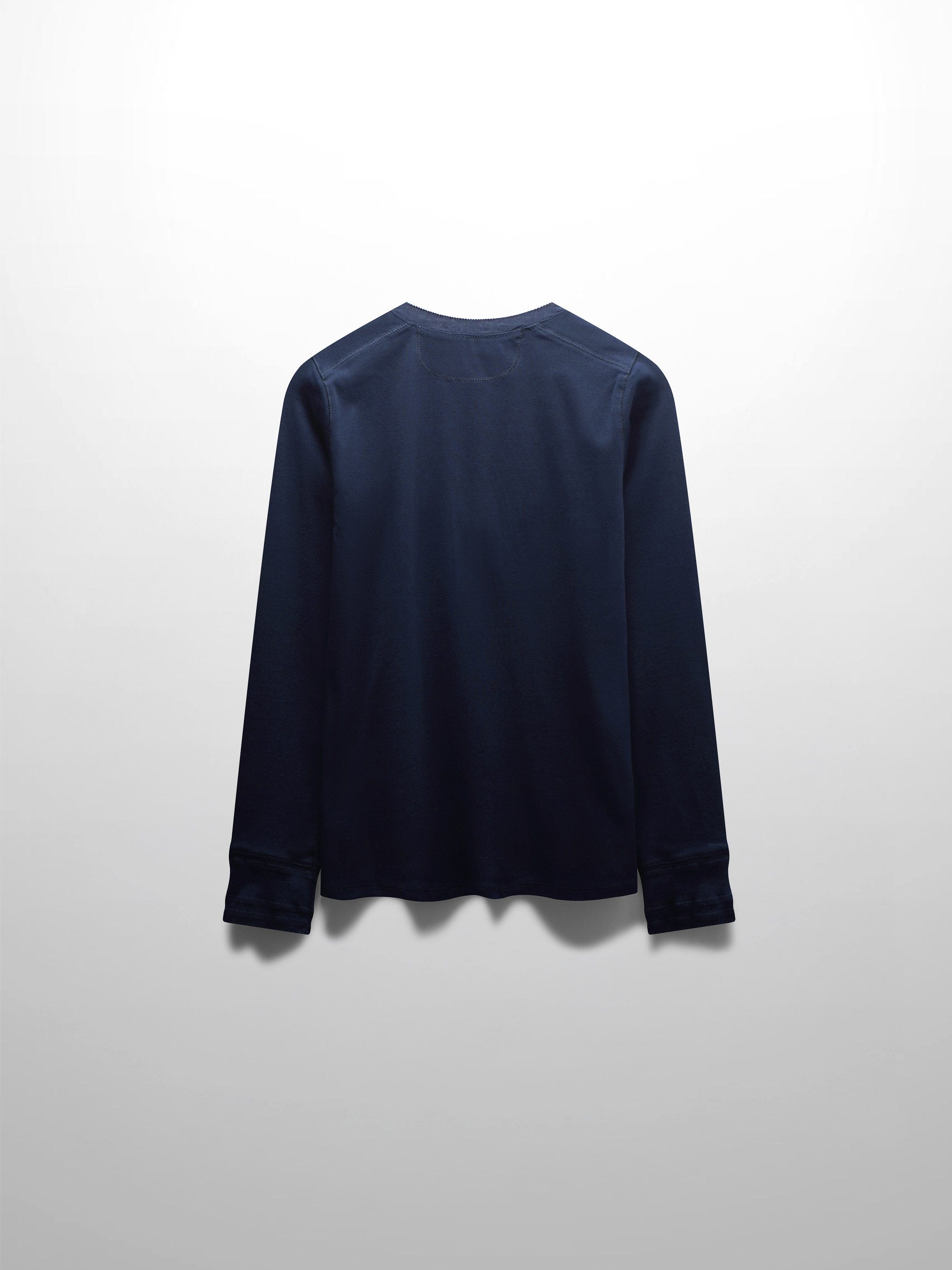 Trim Detail Henley-Navy