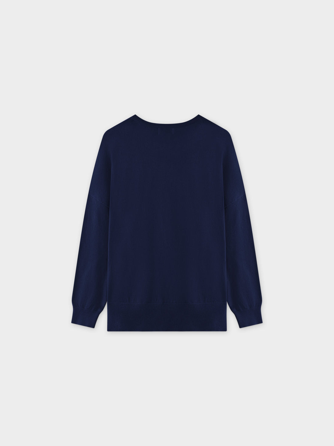 Oversized Lightweight Sweater-Navy