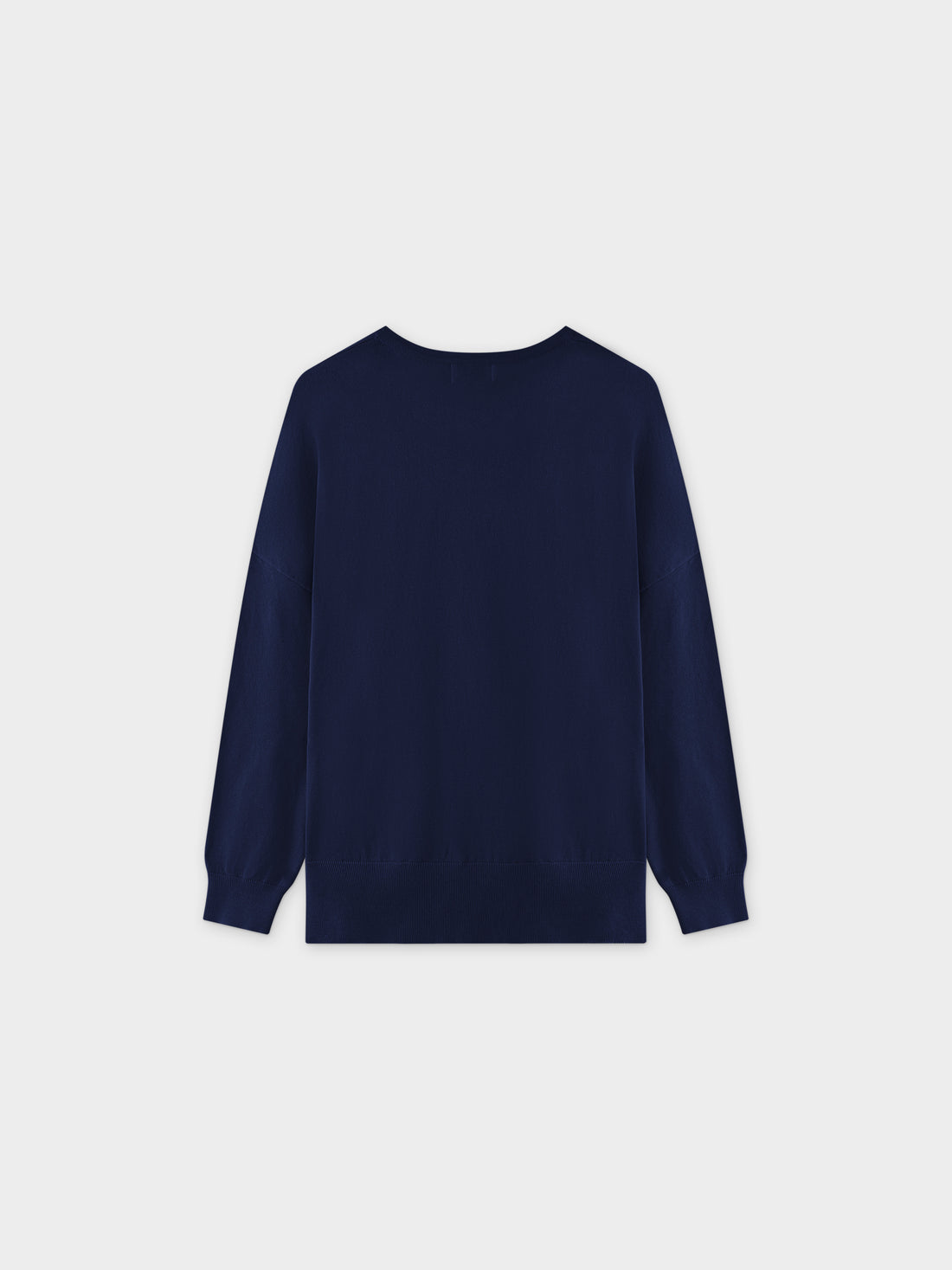 Oversized Lightweight Sweater-Navy