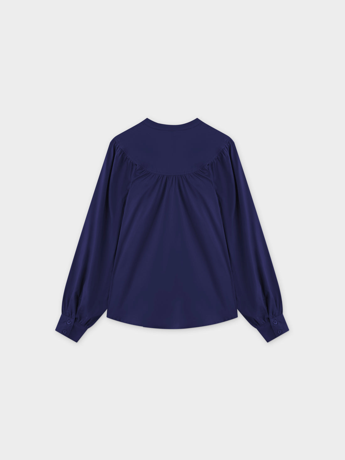 Blusa Top Fruncida-Azul Marino