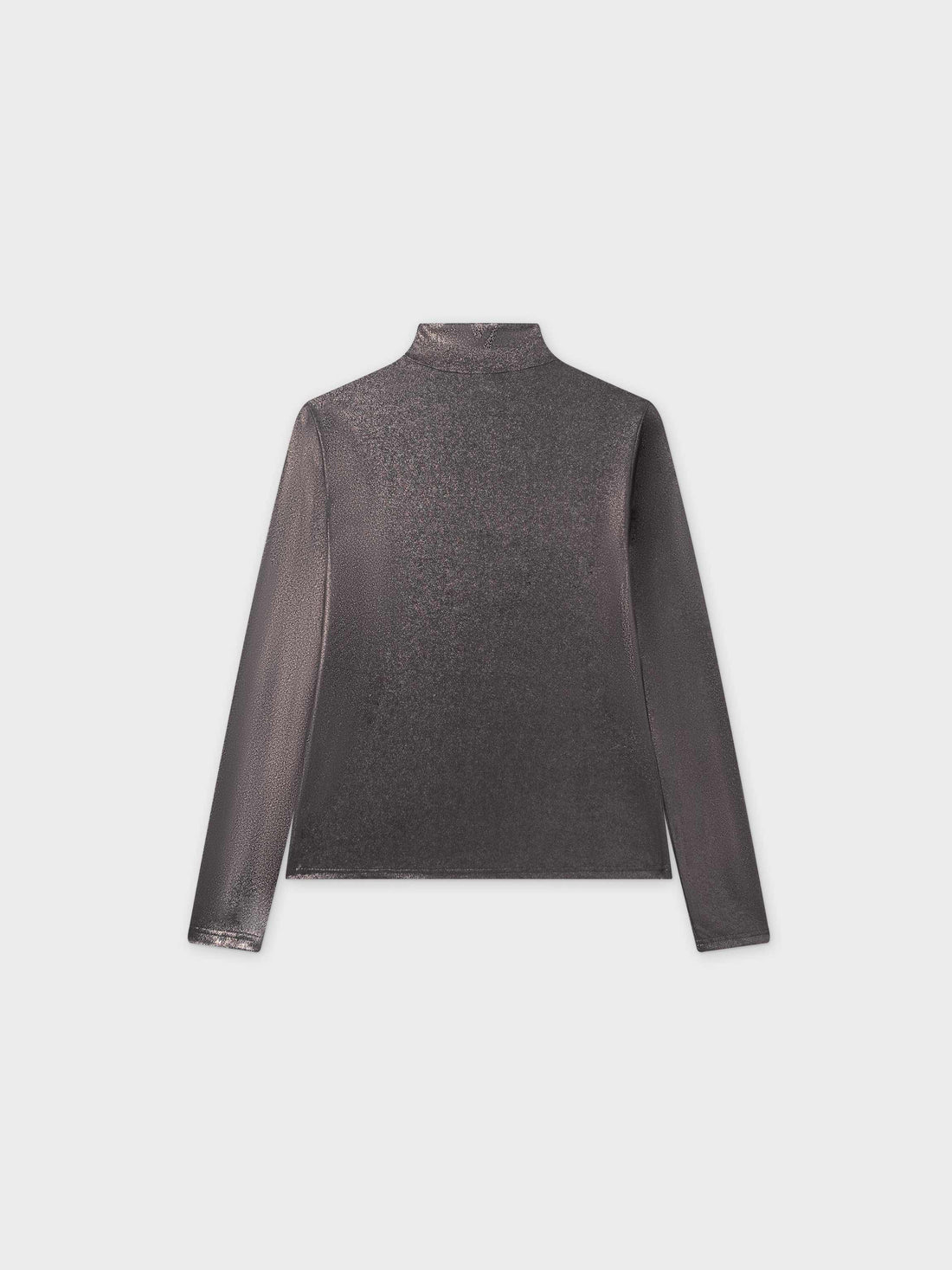 Shimmer Turtleneck-Grey/Gold