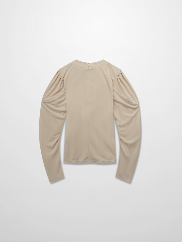 Princess Stitched High V top-Cream