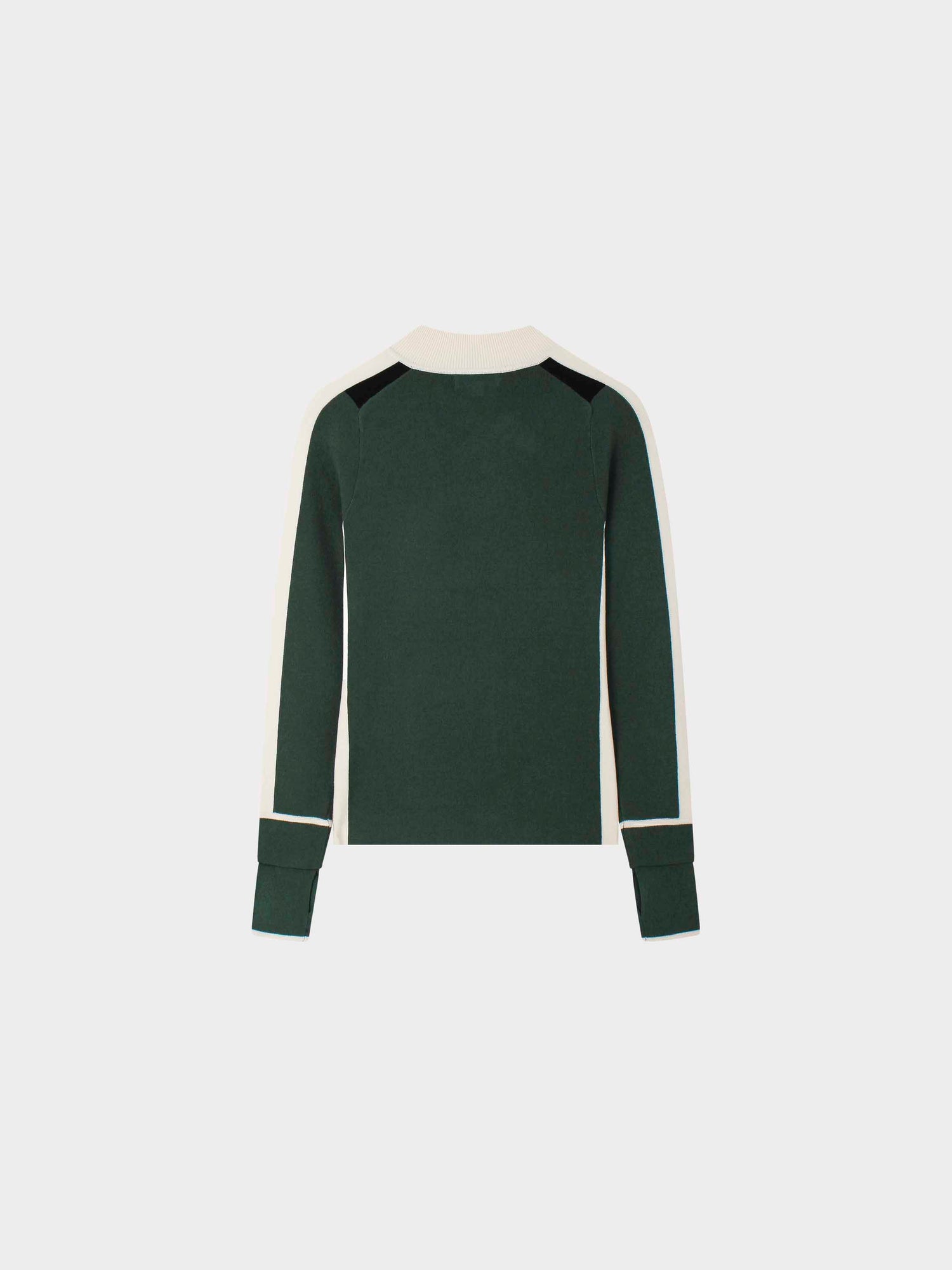 Thumb Hole Sweater-Green