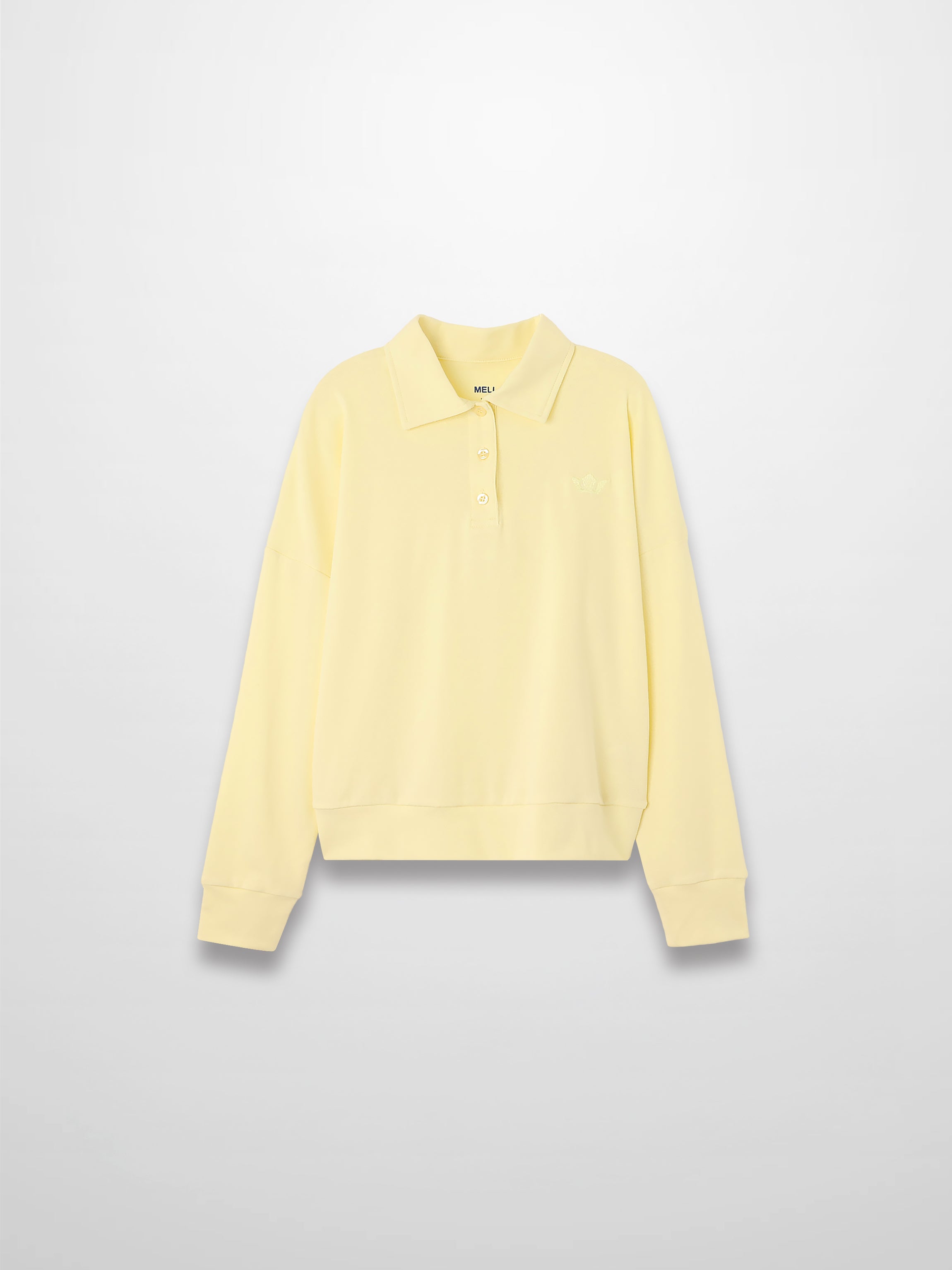 Collared Bomber Tee-Yellow