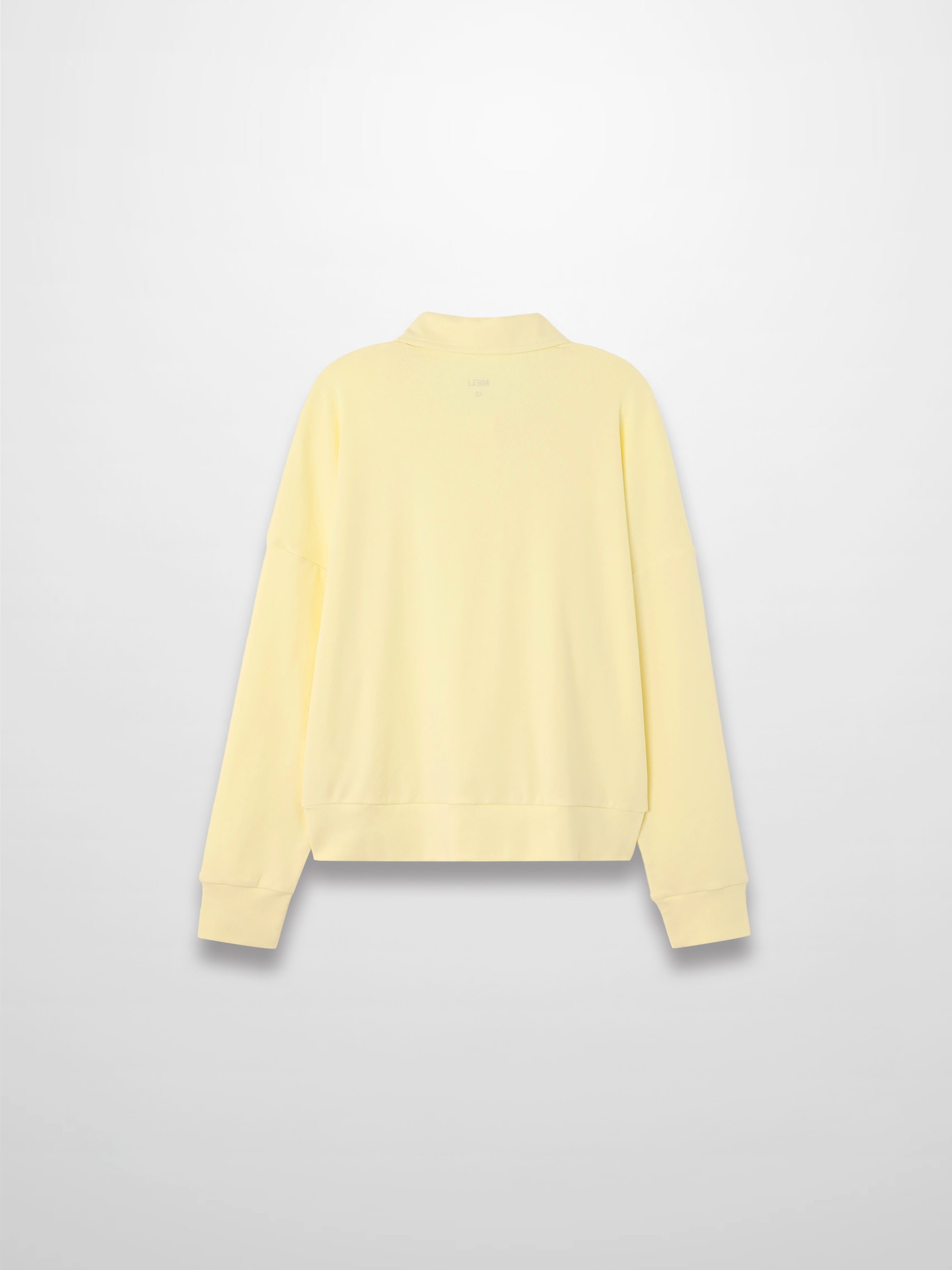 Collared Bomber Tee-Yellow