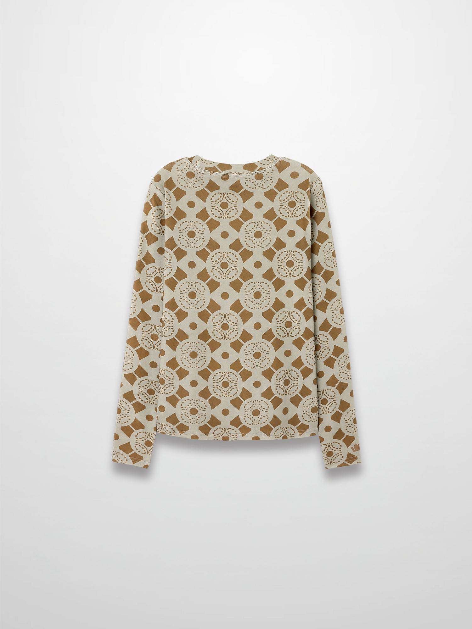 Basic Printed T-shirt-Geometric Design