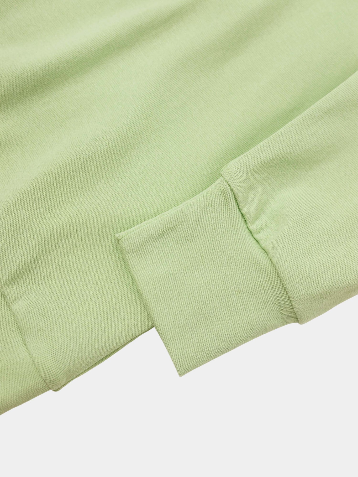 Collared Bomber Tee-Sage