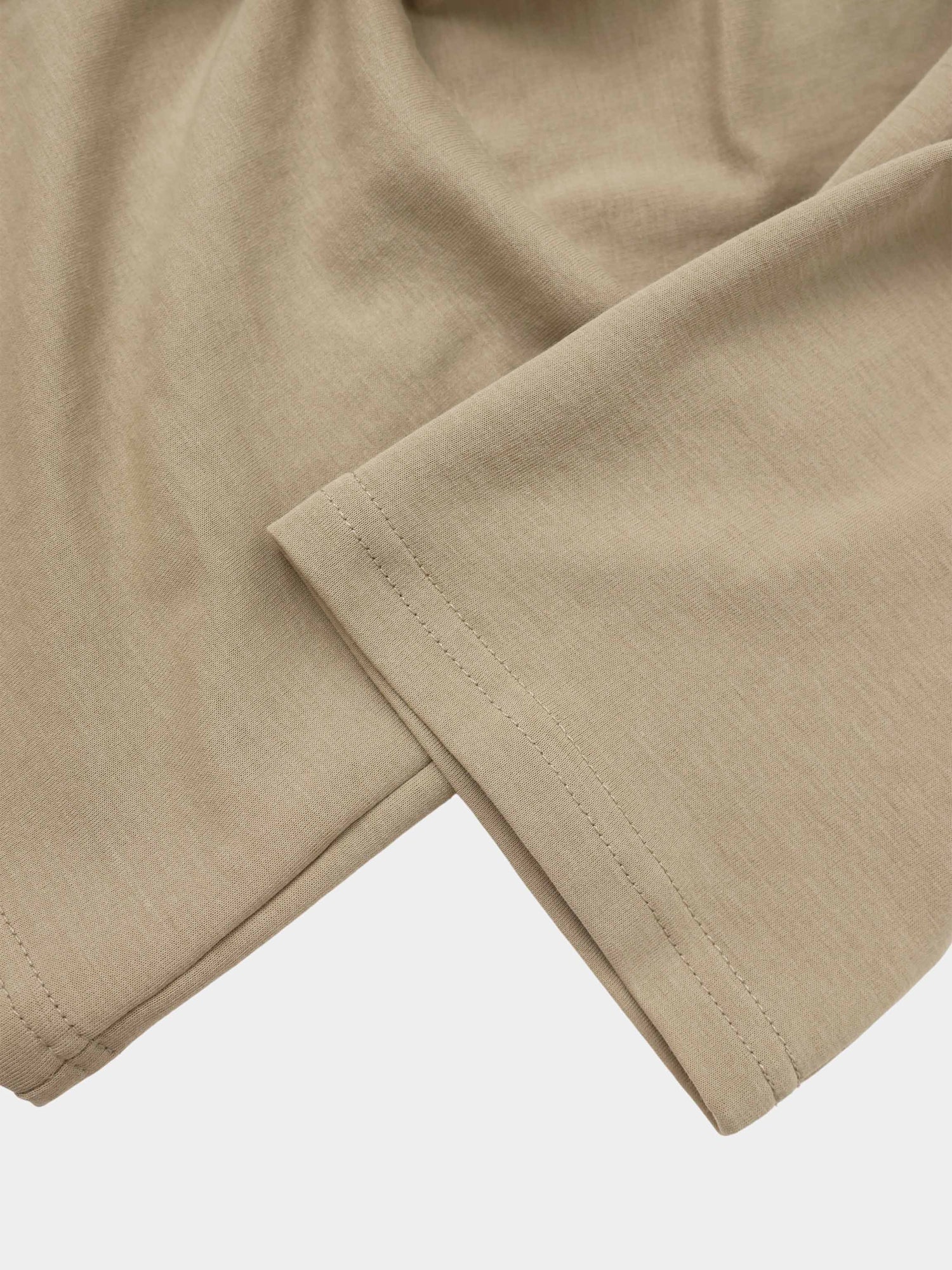 Waist Tie Button Down T-Shirt-Light Olive