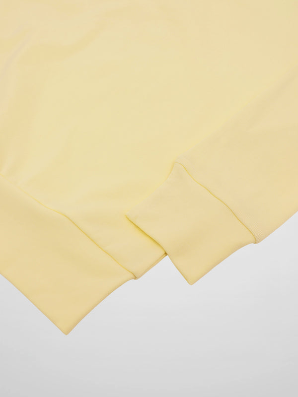 Collared Bomber Tee-Yellow