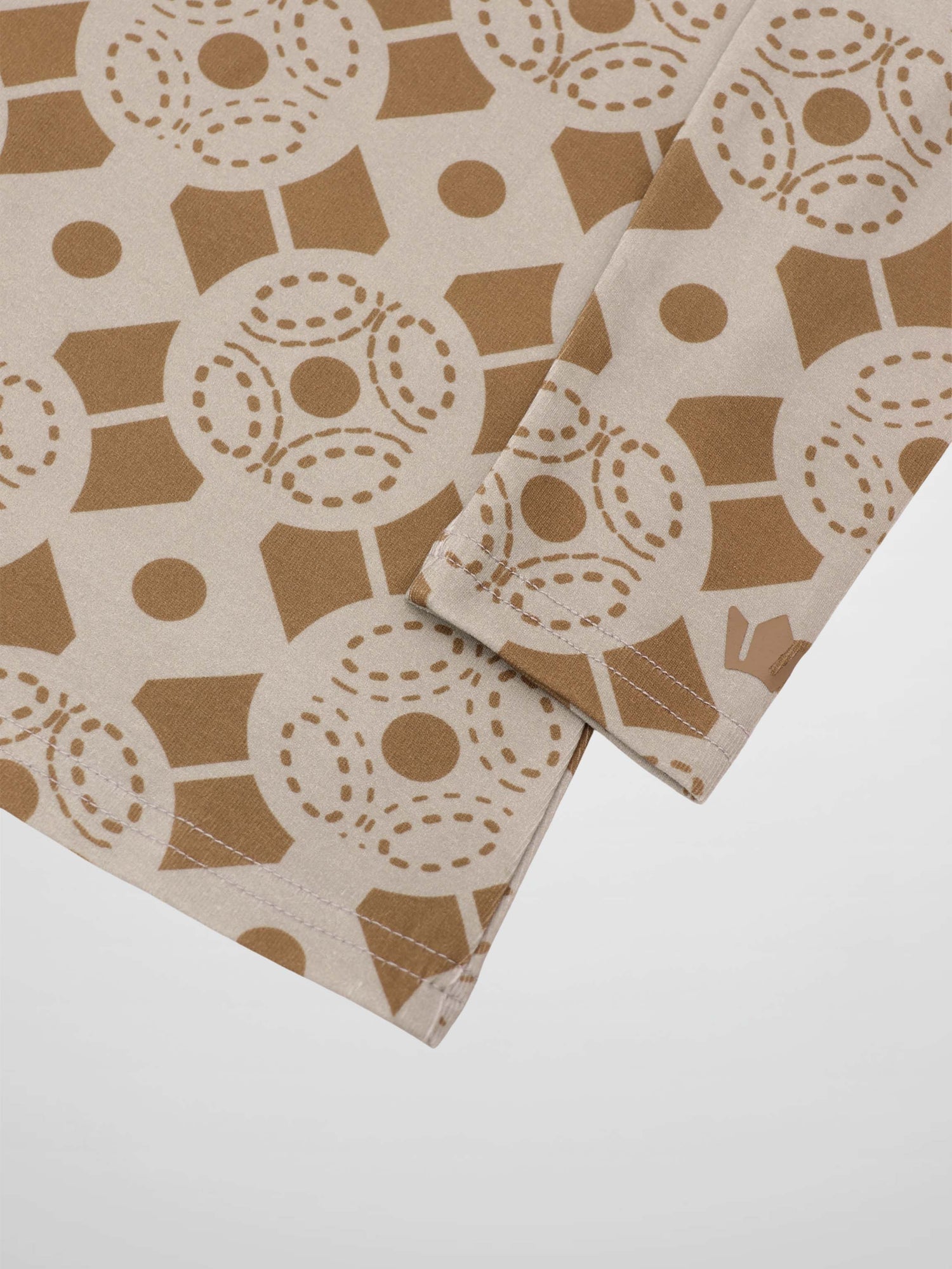 Basic Printed T-shirt-Geometric Design