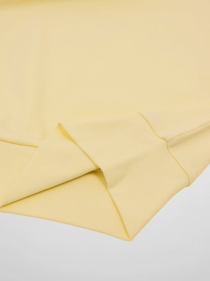 Collared Bomber Tee-Yellow