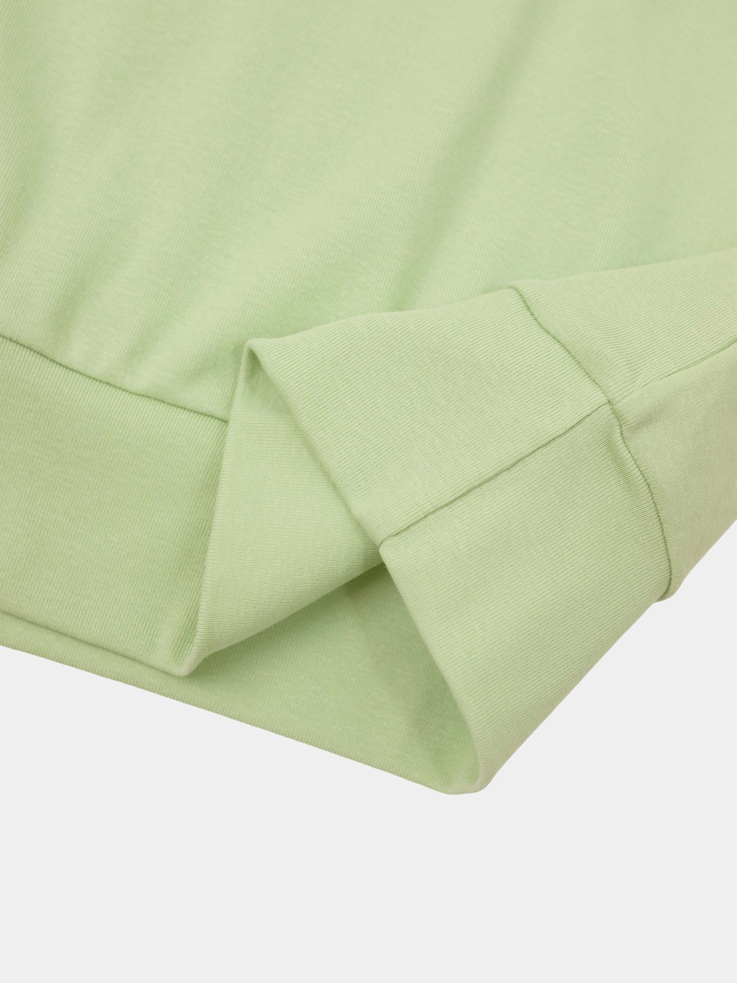Collared Bomber Tee-Sage