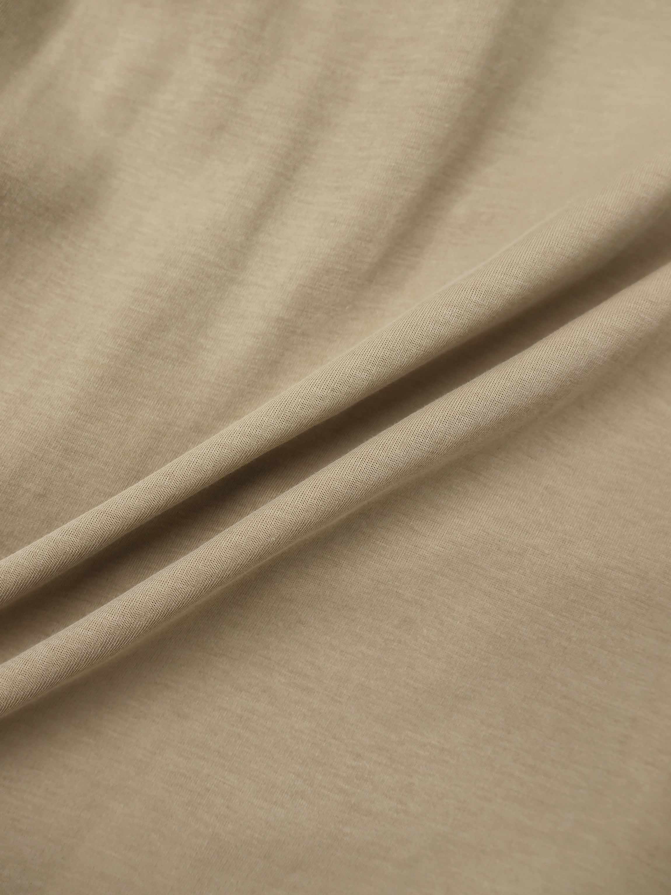 Waist Tie Button Down T-Shirt-Light Olive