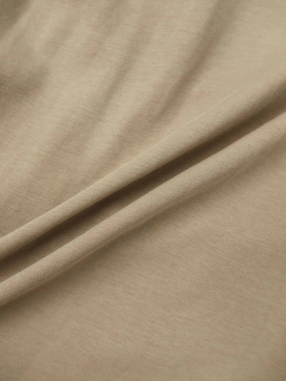 Waist Tie Button Down T-Shirt-Light Olive