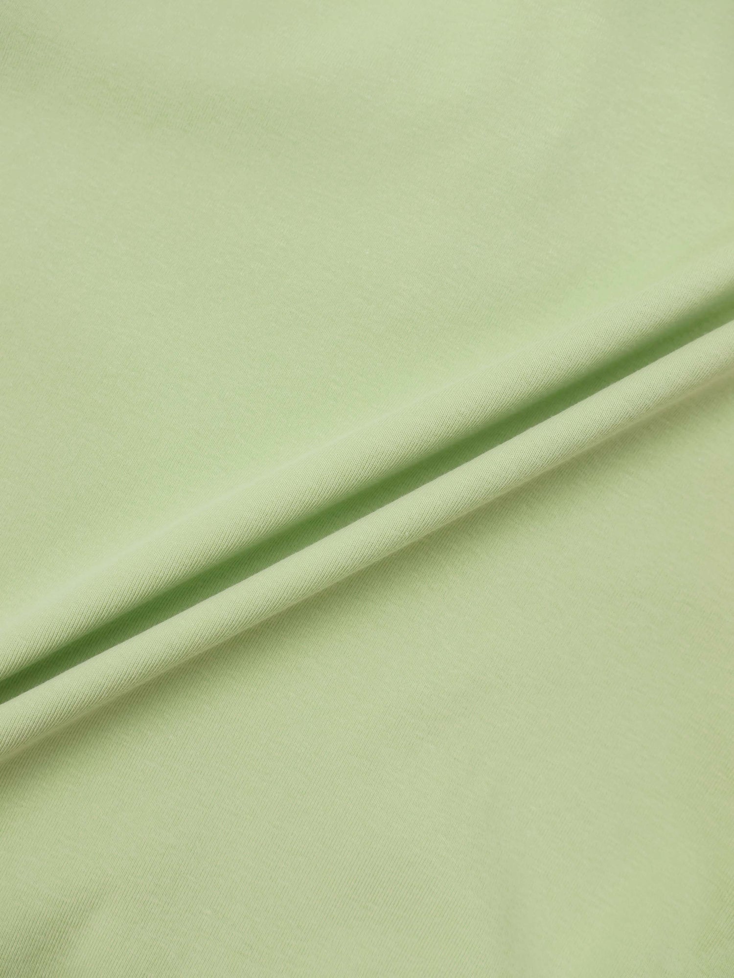 Collared Bomber Tee-Sage