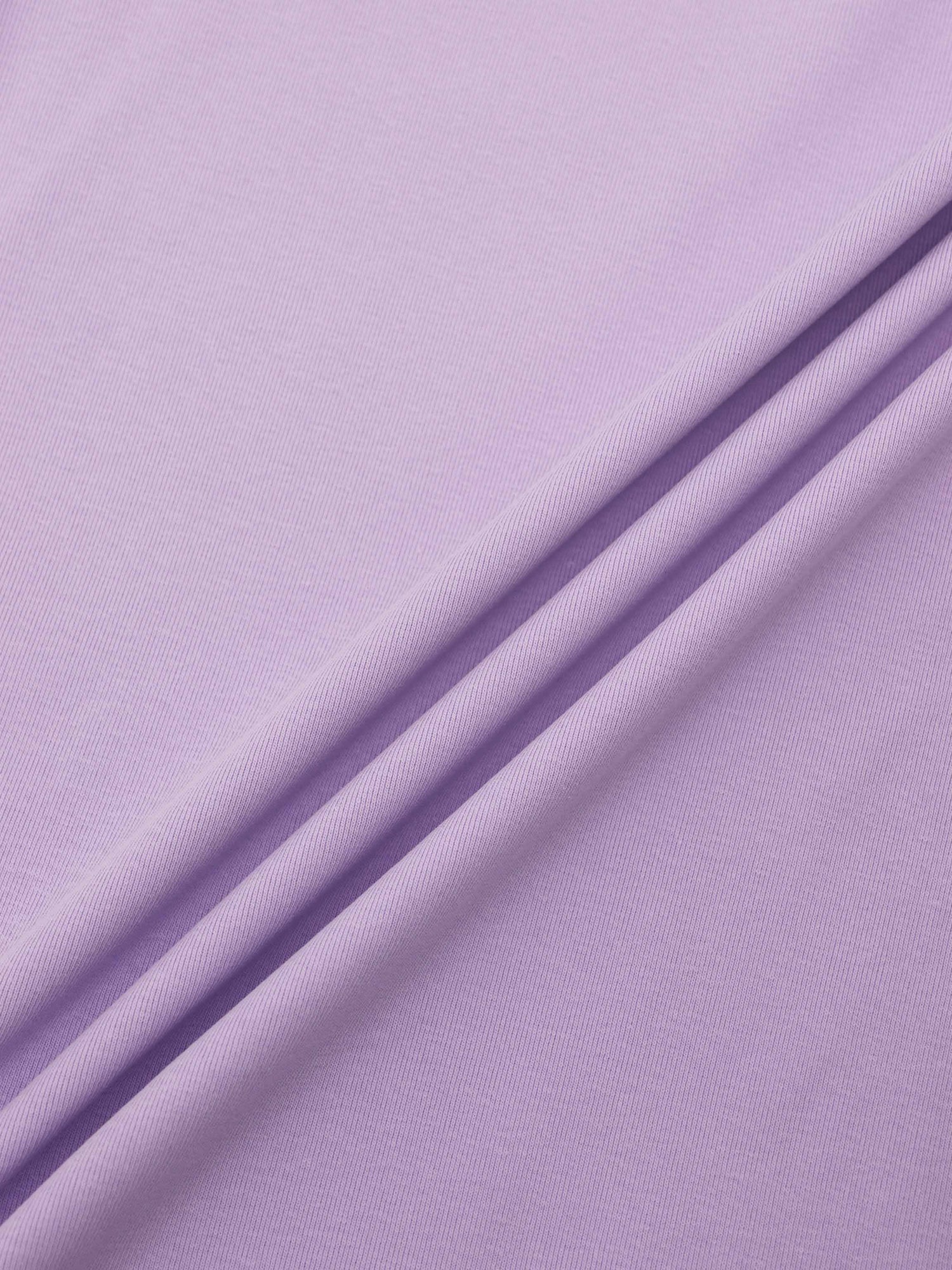 Collared High V T-Shirt-Lavender