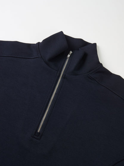 Scuba Half Zip Sweatshirt - Dark Navy